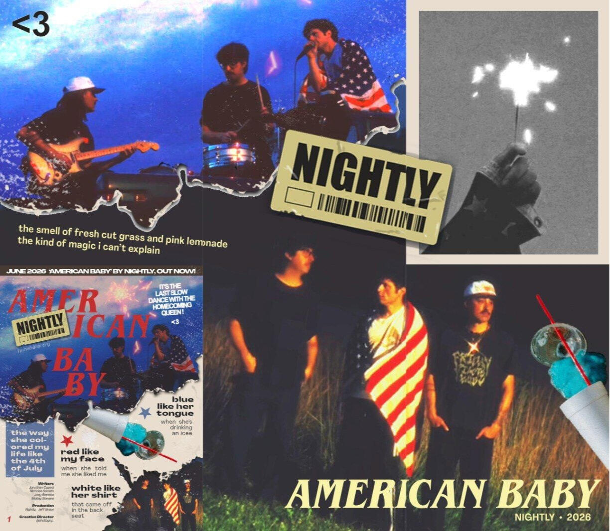 'AMERICAN BABY' by nightly grid edit ver. (July 2026)